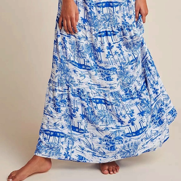 Anthropologie Jasmine Tiered Cover-Up Dress